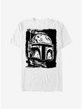 Star Wars Inked Boba Fett T-Shirt, WHITE, hi-res