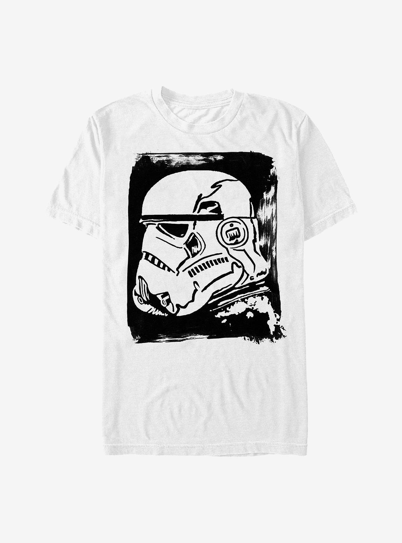 Star Wars Inked Storm Trooper T-Shirt, WHITE, hi-res