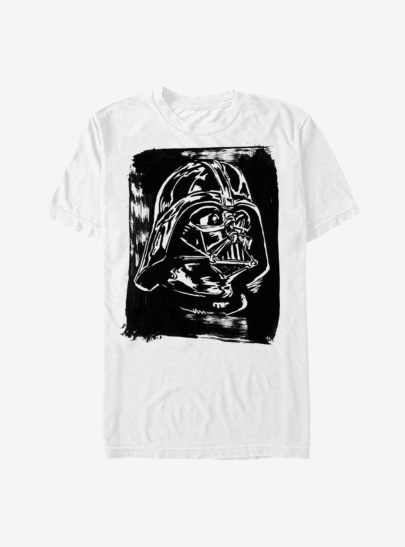 Star Wars Inked Vader T-Shirt, WHITE, hi-res