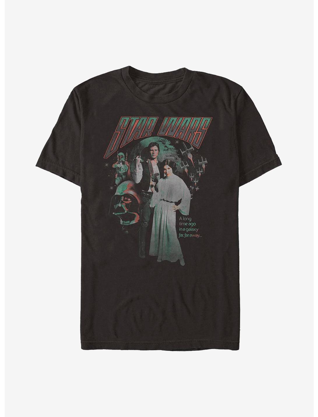 Star Wars Star Crossed Lovers T-Shirt, BLACK, hi-res