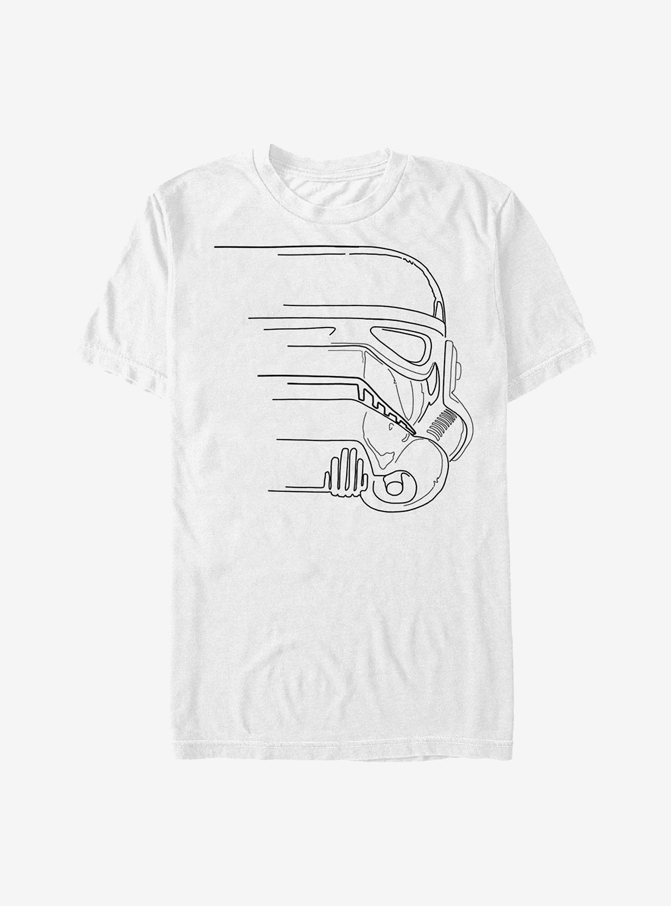 Star Wars Storm Sketch T-Shirt, WHITE, hi-res