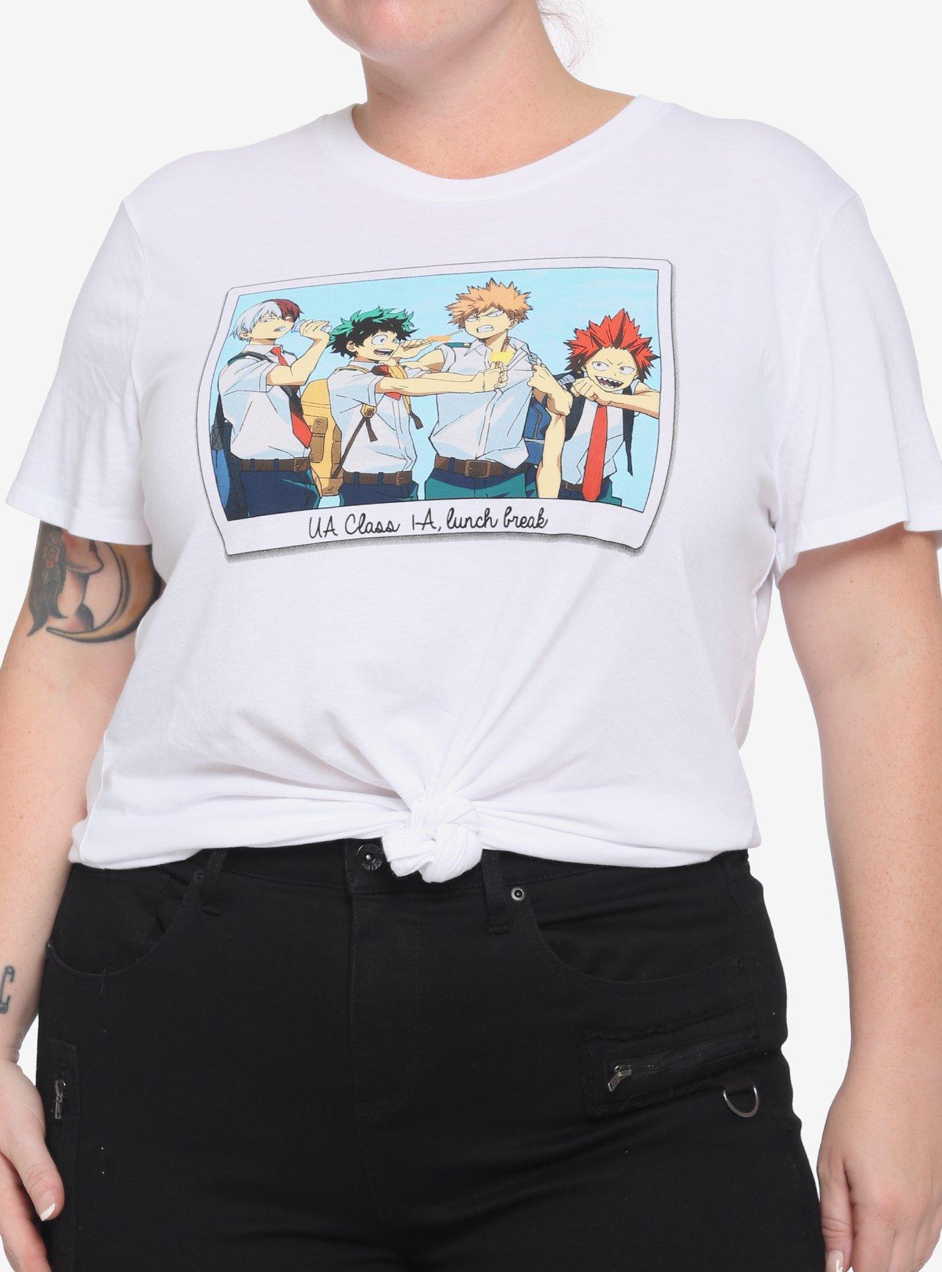 My Hero Academia Class 1-A Lunch Break Girls T-Shirt Plus Size, MULTI, hi-res