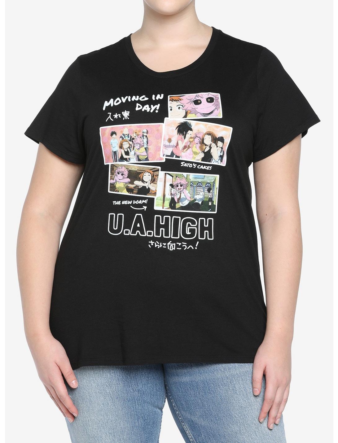 My Hero Academia Moving In Day Photos Girls T-Shirt Plus Size, MULTI, hi-res