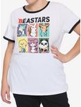 Beastars Chibi Girls Ringer T-Shirt Plus Size, MULTI, hi-res