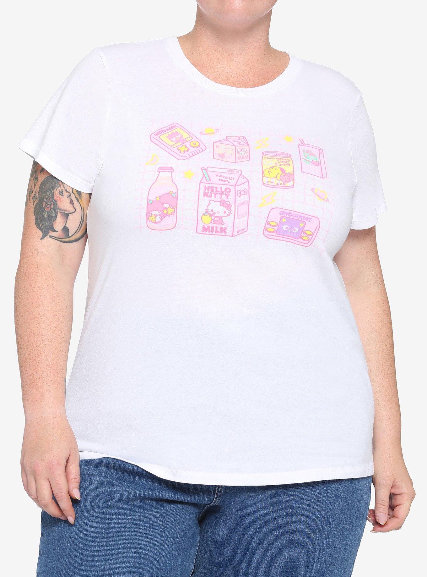 Hello Kitty And Friends Snacks & Games Girls T-Shirt Plus Size, MULTI, hi-res