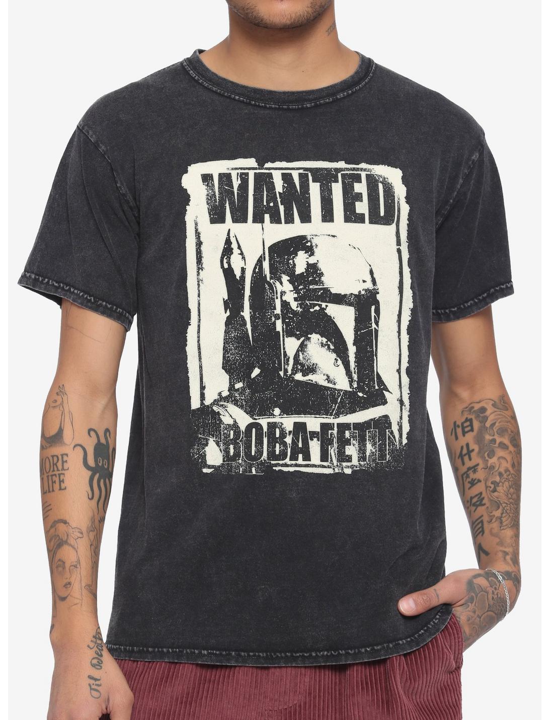 Our Universe Star Wars Boba Fett Wanted T-Shirt, CHARCOAL, hi-res