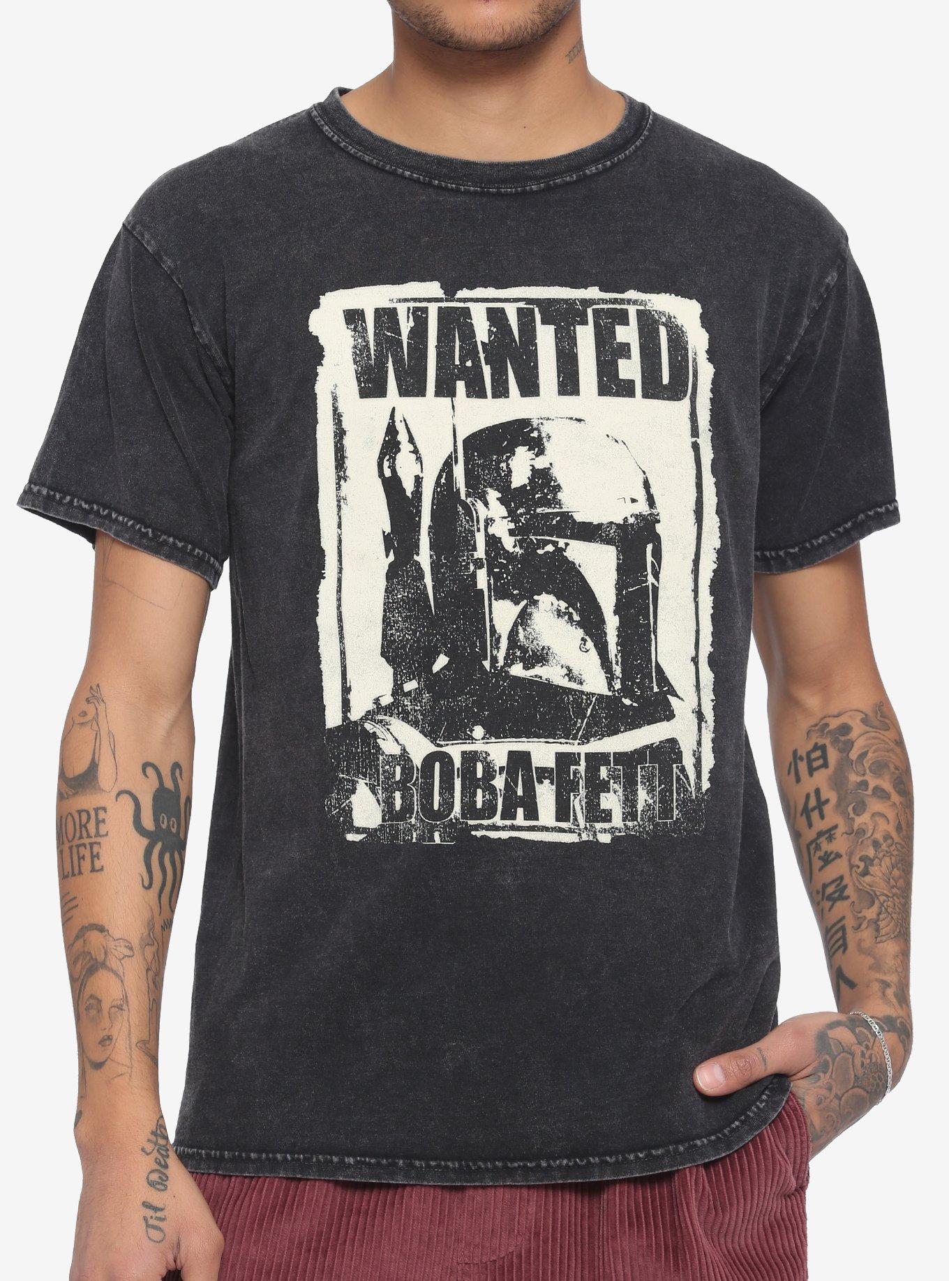 Our Universe Star Wars Boba Fett Wanted T-Shirt, CHARCOAL, hi-res