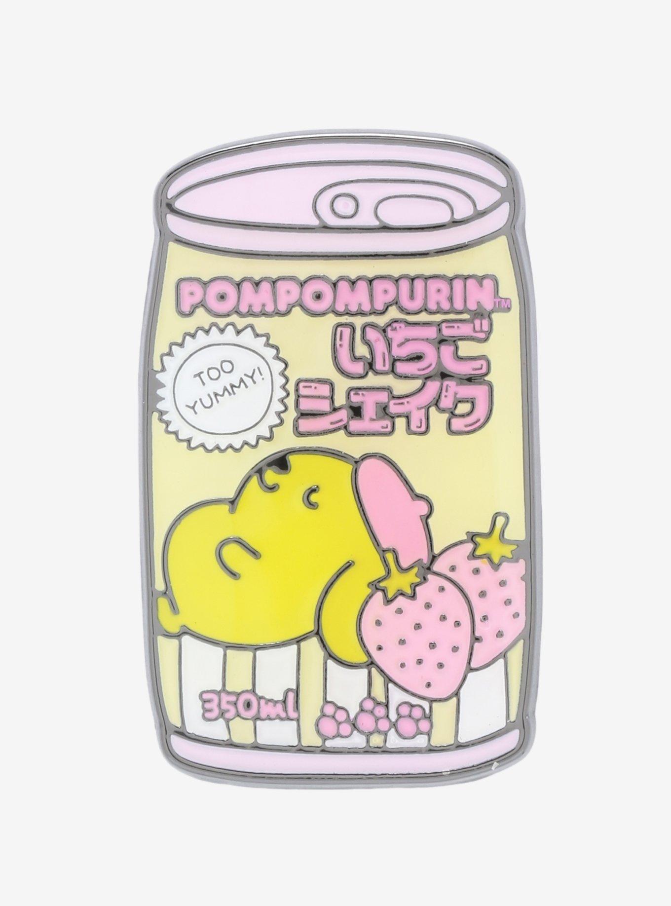 Pompompurin Drink Enamel Pin, , hi-res