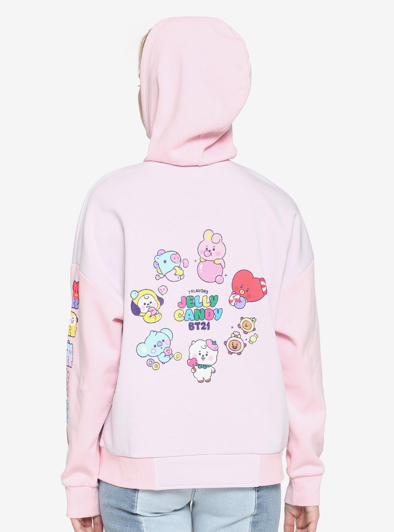 BT21 Jelly Candy Girls Hoodie, MULTI, hi-res