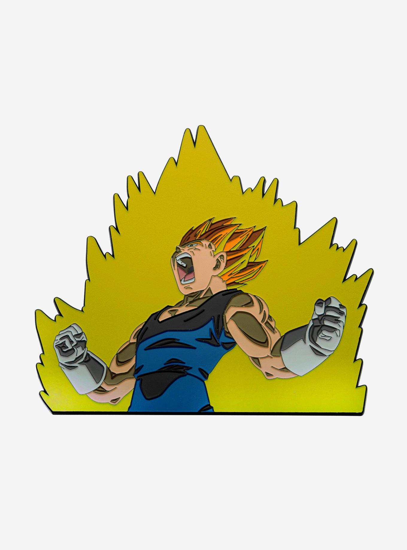 Dragon Ball Z Vegeta Magnetic Glow Pin, , hi-res