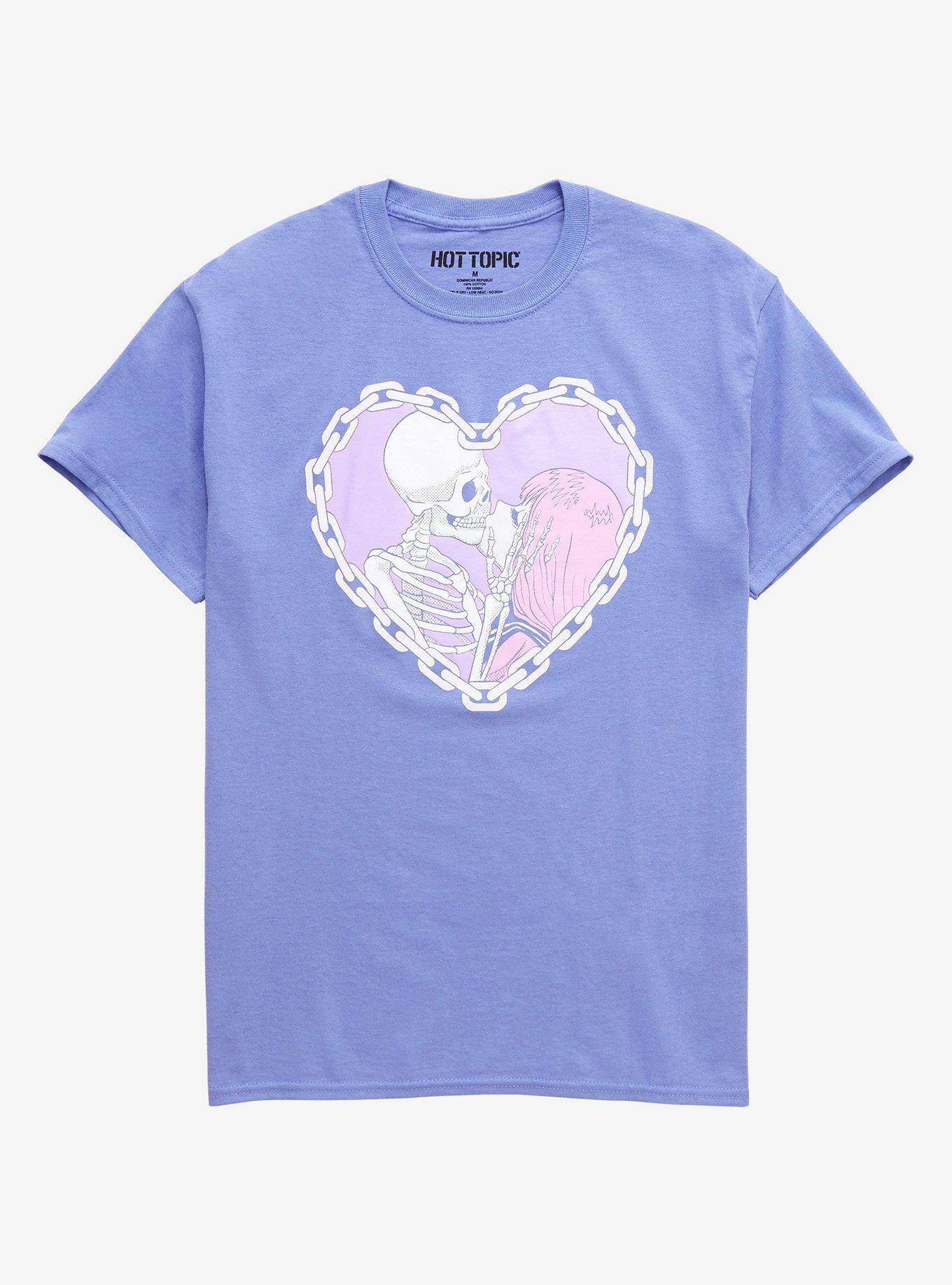 Sweet Kiss Of Death Pastel T-Shirt, LAVENDER, hi-res