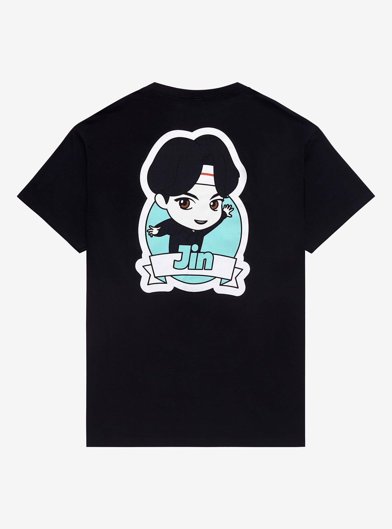TinyTAN Jin Athletic T-Shirt Inspired By BTS Hot Topic Exclusive, BLACK, hi-res