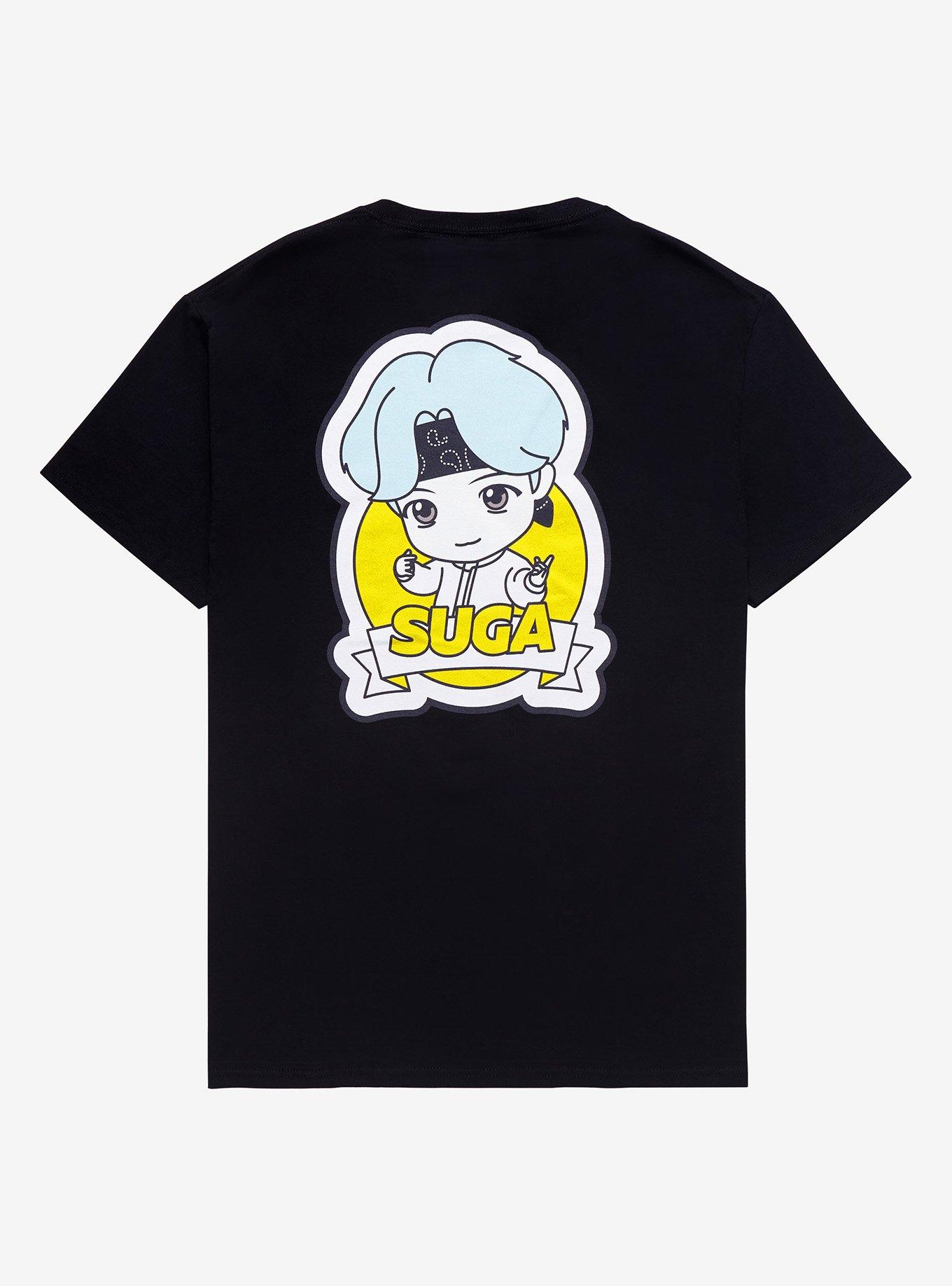 TinyTAN Suga Athletic T-Shirt Inspired By BTS Hot Topic Exclusive, BLACK, hi-res