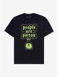 Black & Green People Are Poison T-Shirt By Dorian Republic, MULTI, hi-res