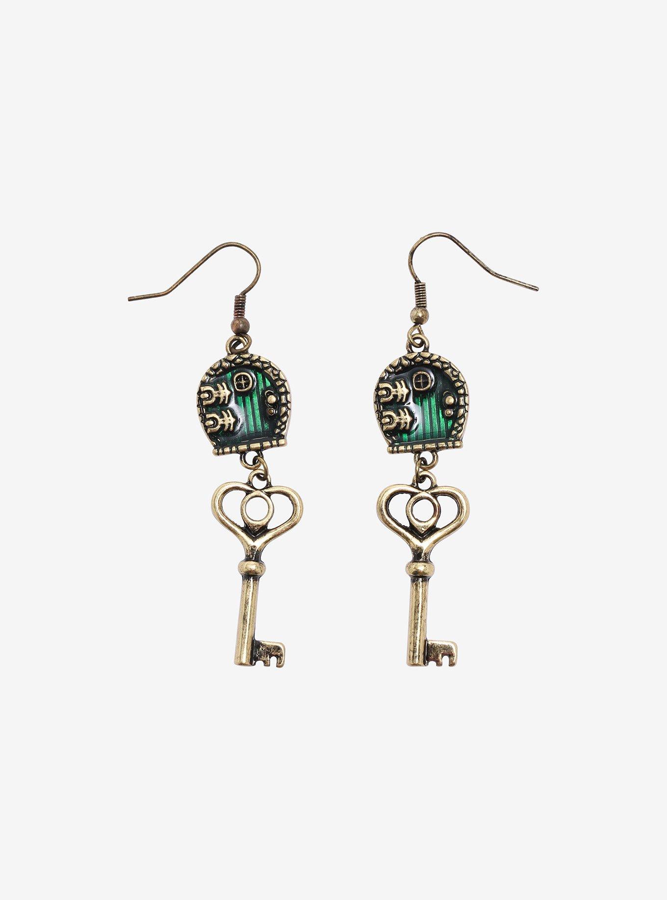 Magic Door & Key Earrings Hot Topic