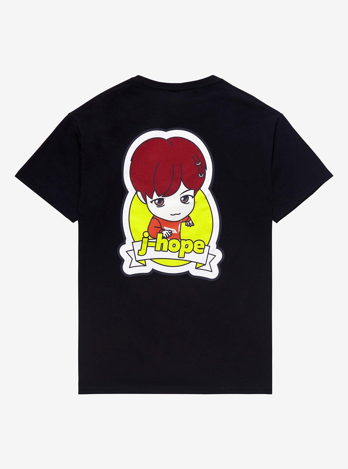 TinyTAN J-Hope Athletic T-Shirt Inspired By BTS Hot Topic Exclusive, BLACK, hi-res