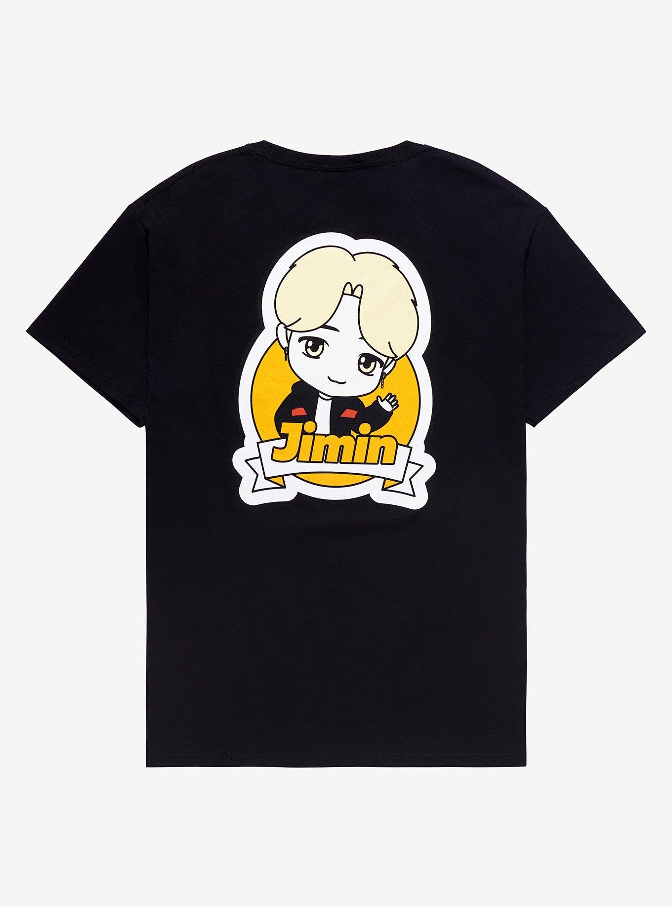 TinyTAN Jimin Athletic T-Shirt Inspired By BTS Hot Topic Exclusive, BLACK, hi-res