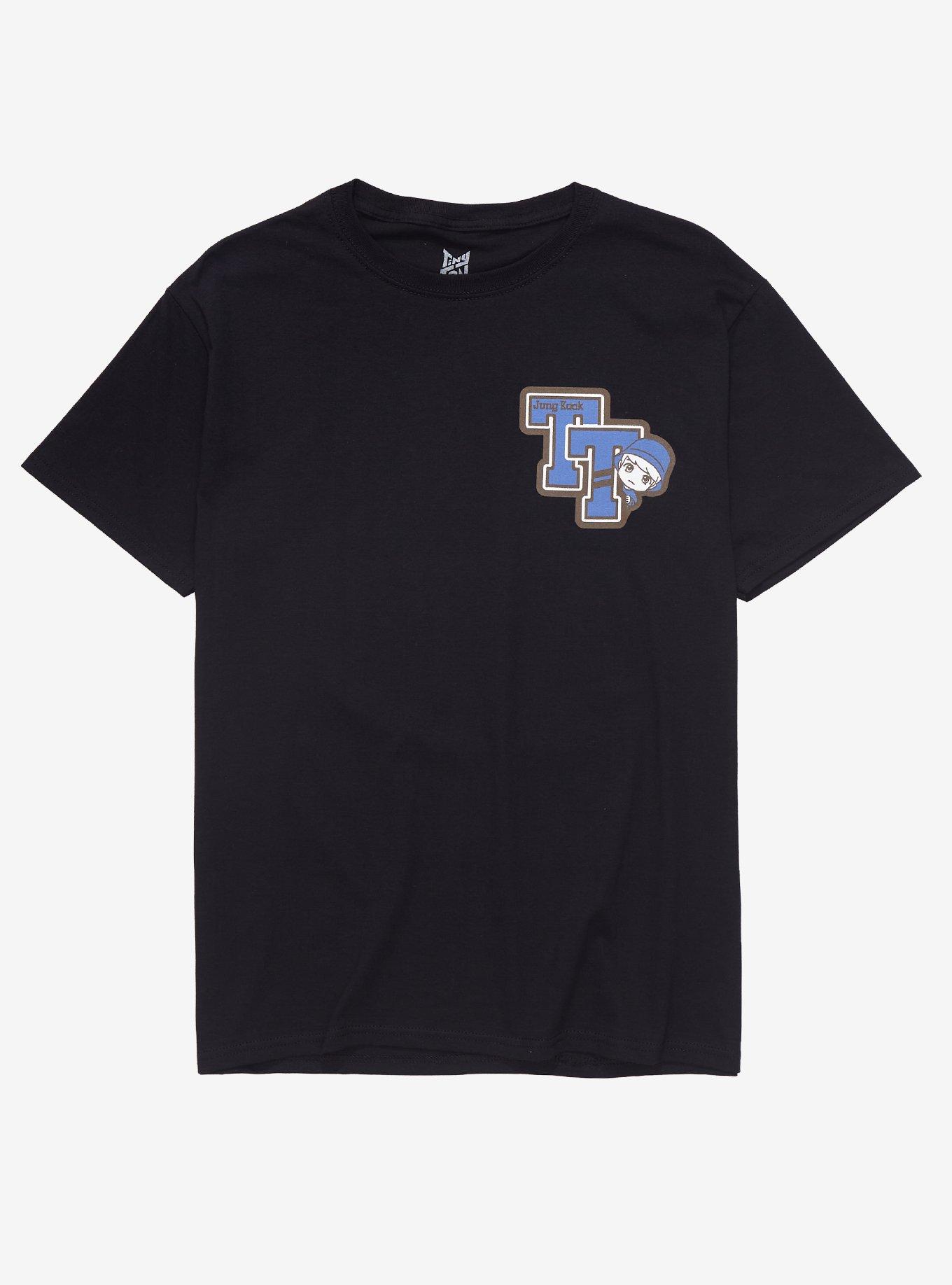 TinyTAN Jungkook Athletic T-Shirt Inspired By BTS Hot Topic Exclusive, BLACK, hi-res