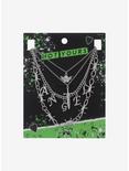 Angels & Barbed Wire Chain Necklace Set, , hi-res