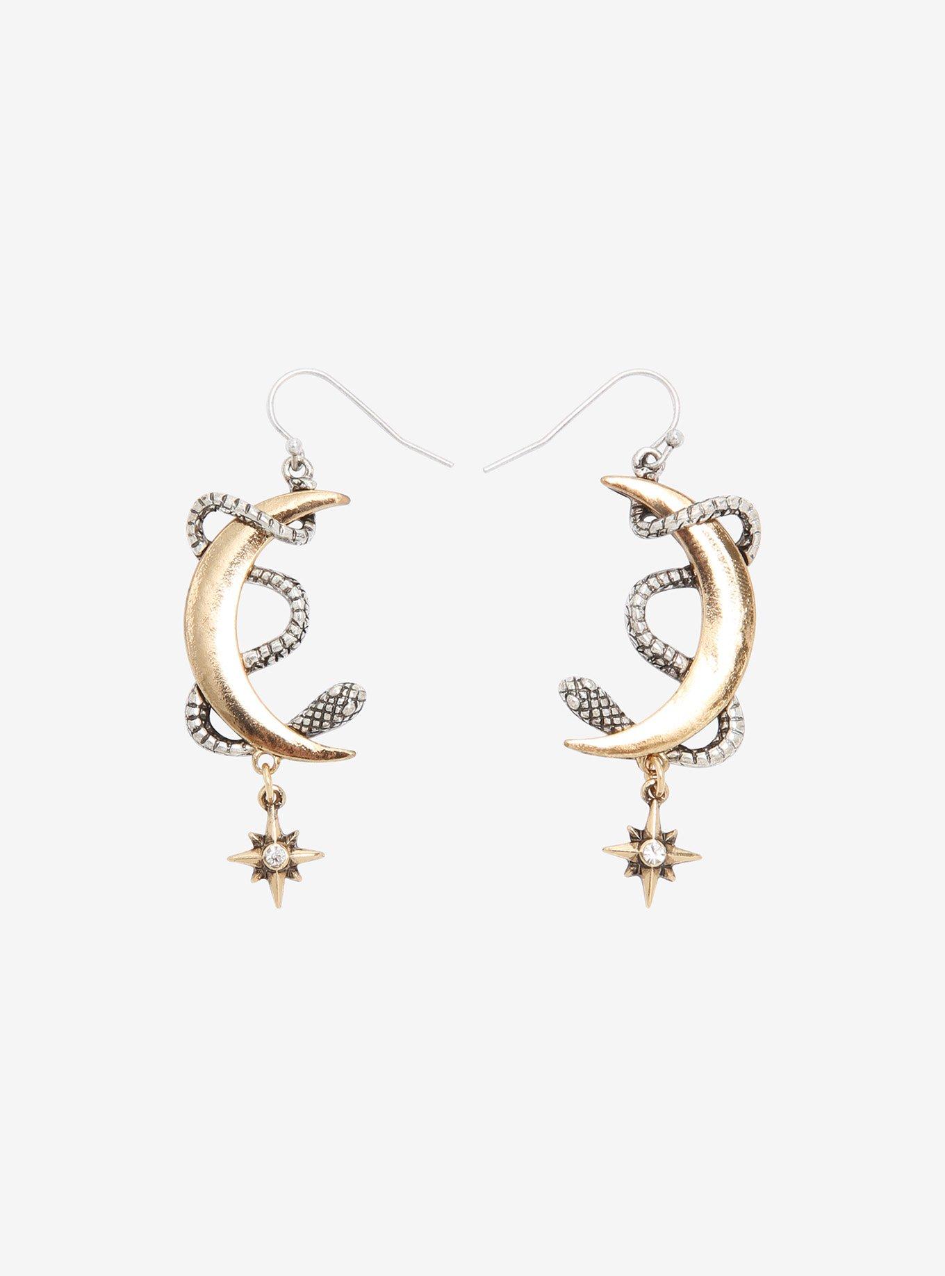 Hot topic snake earrings hot sale