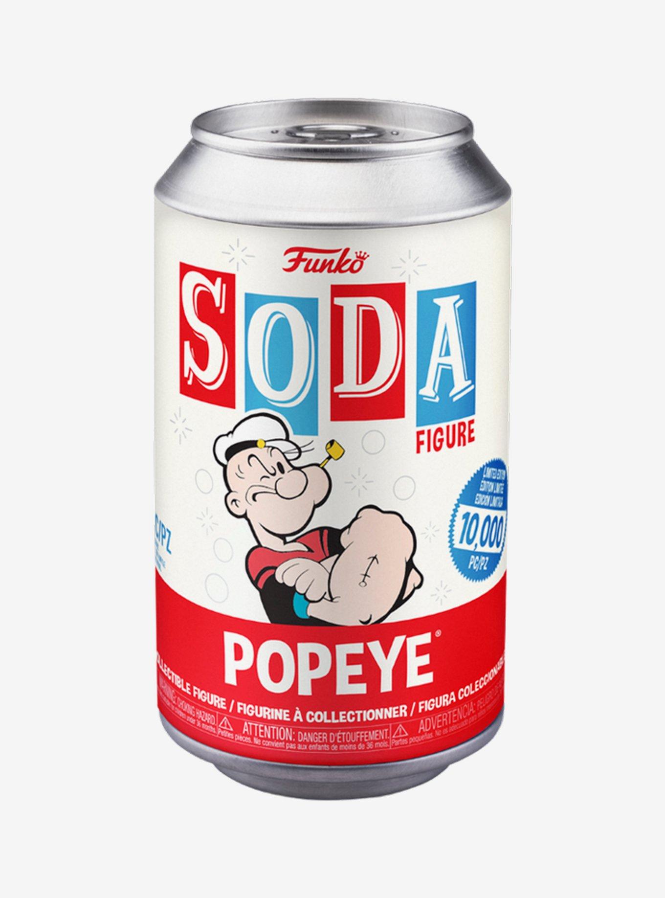 Popeye Tin Can with lid - 36 pcs