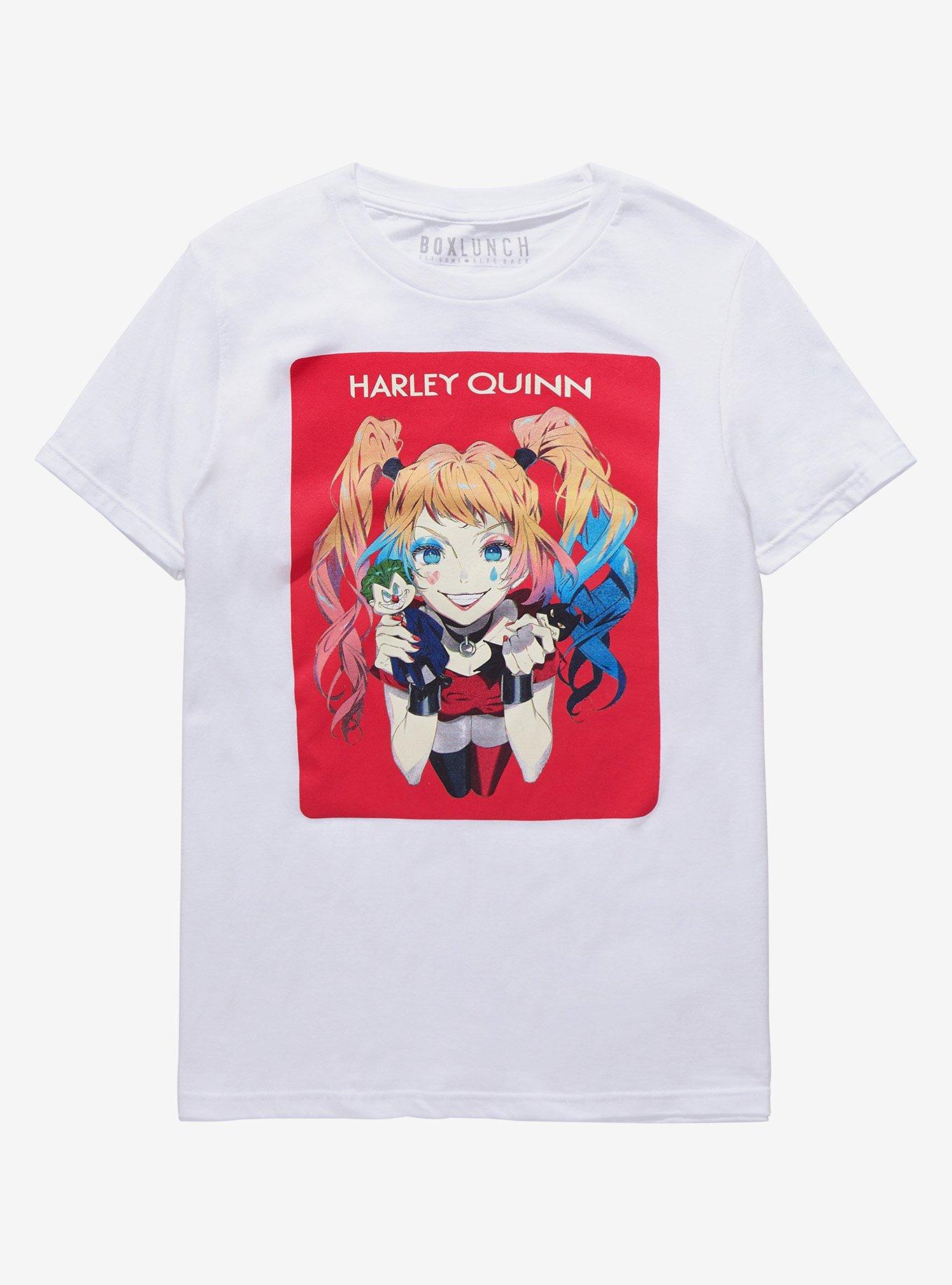 DC Comics Harley Quinn Dolls Women's T-Shirt - BoxLunch Exclusive, OFF WHITE, hi-res