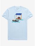 Sushi Otters Women's T-Shirt - BoxLunch Exclusive, LIGHT BLUE, hi-res