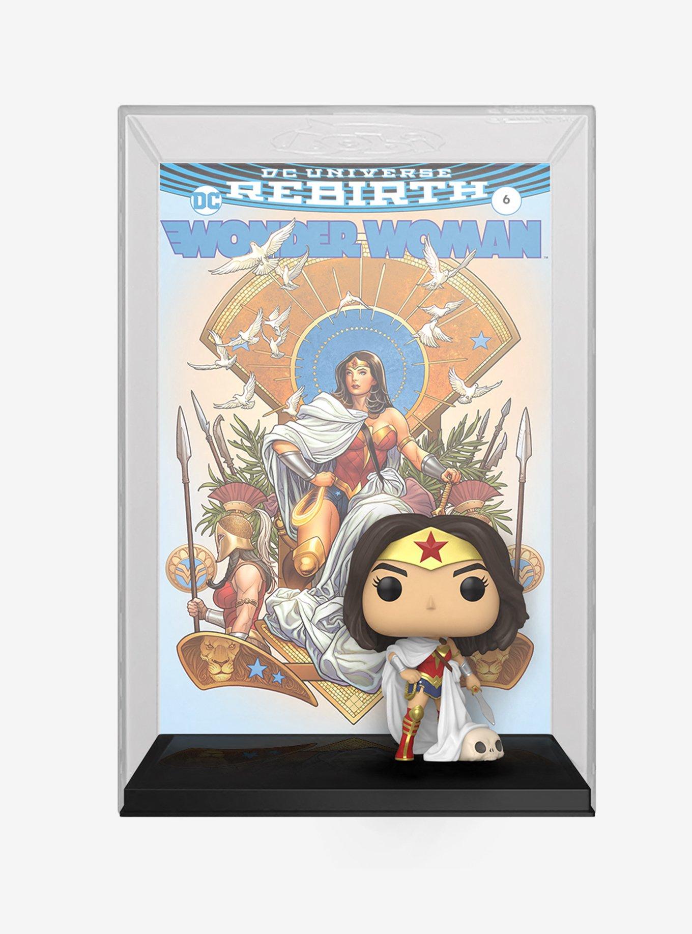 Funko Pop! Comic Covers Wonder Woman 80th Anniversary Wonder Woman Rebirth Vinyl Figure, , hi-res