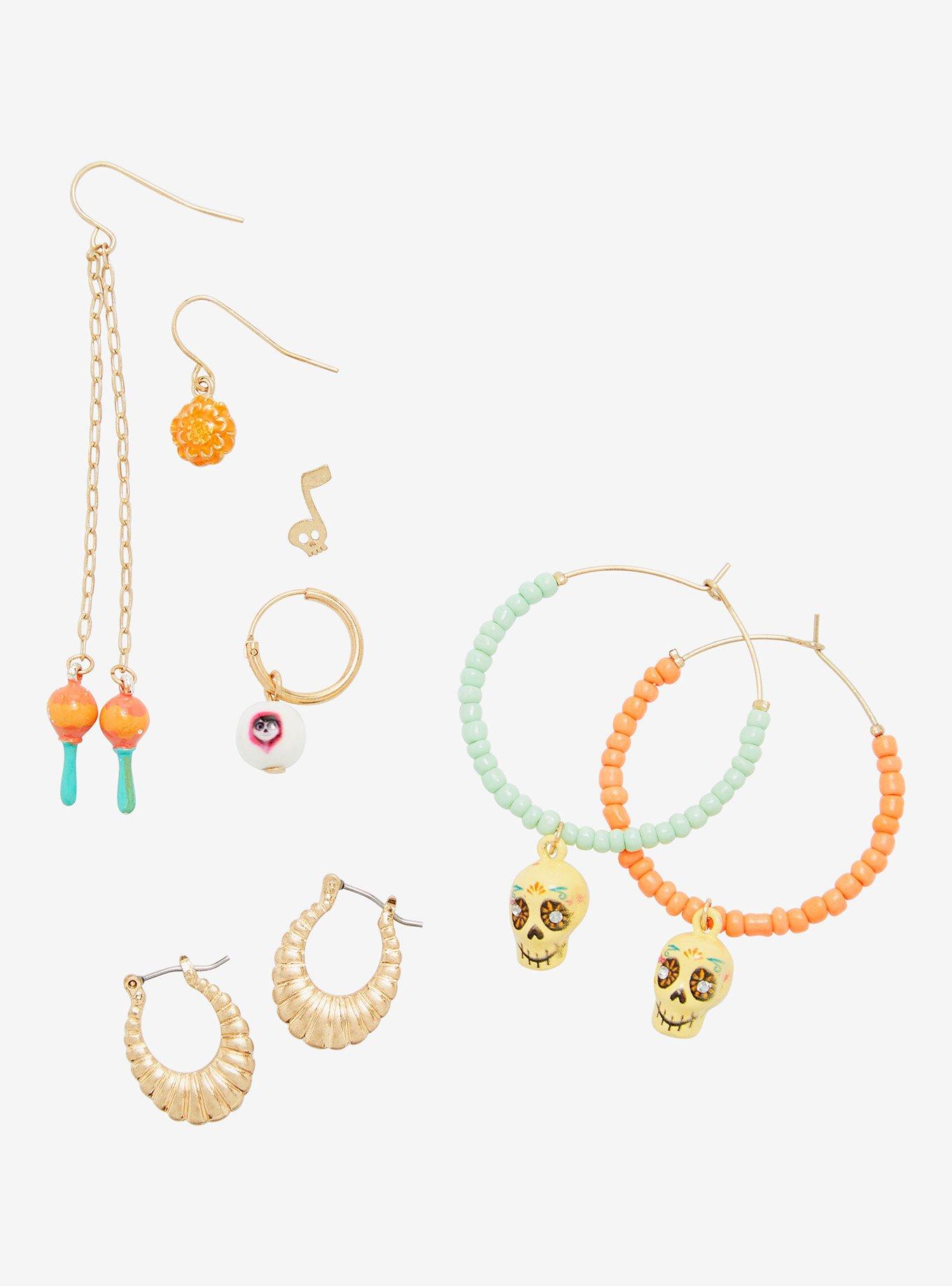 Disney Pixar Coco Skulls Earring Set - BoxLunch Exclusive, , hi-res