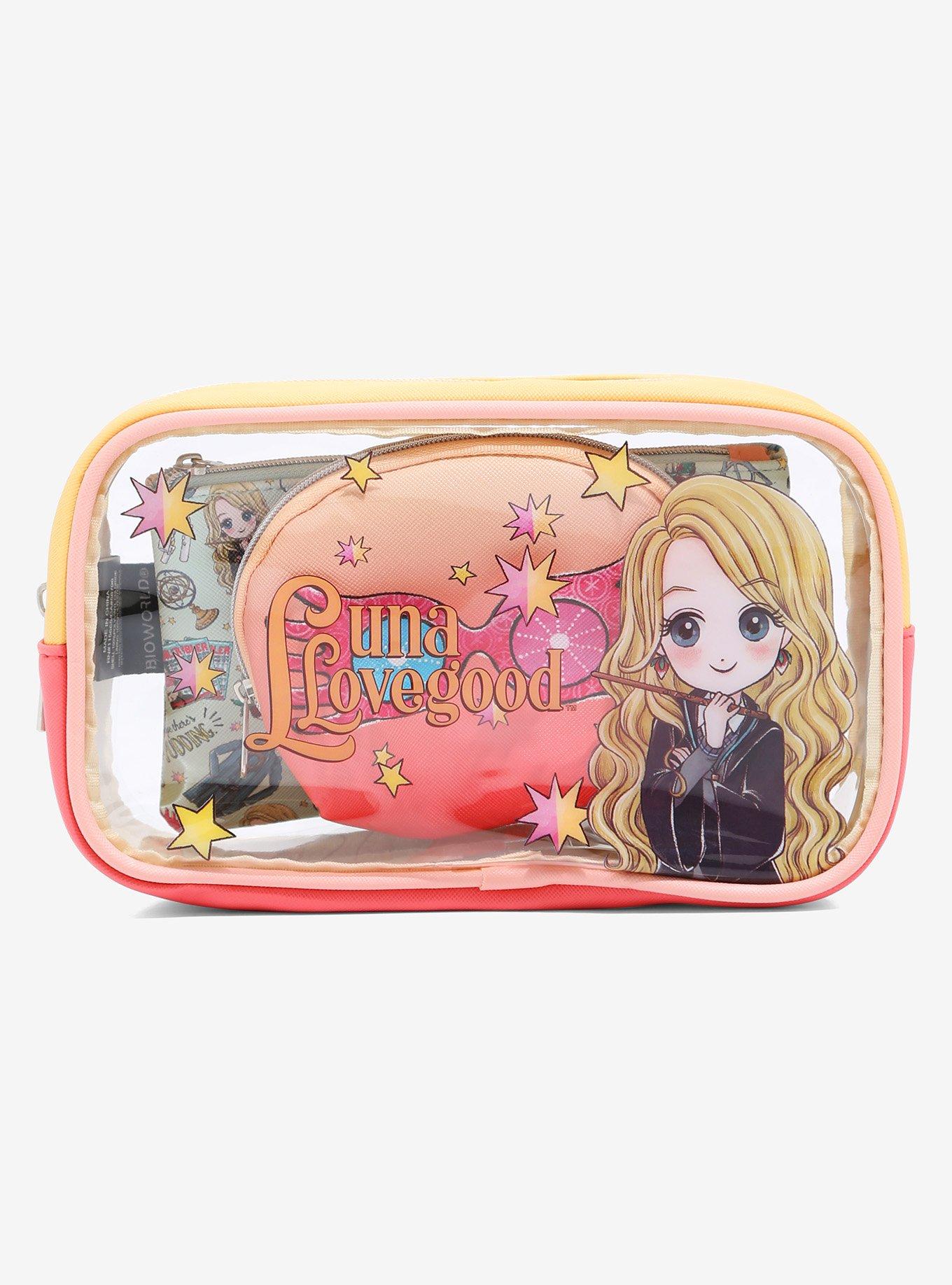 Harry Potter Luna Lovegood Chibi Cosmetic Bag Set - BoxLunch Exclusive, , hi-res