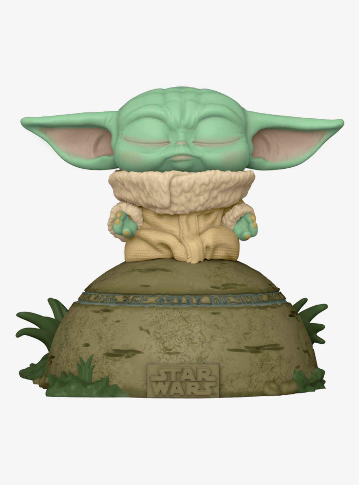 Funko Pop! Deluxe Star Wars The Mandalorian The Child Using the Force Vinyl Figure, , hi-res