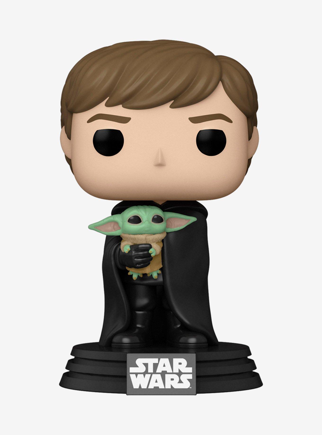Funko Pop! Star Wars Luke Skywalker with Grogu Vinyl Bobble-Head, , hi-res