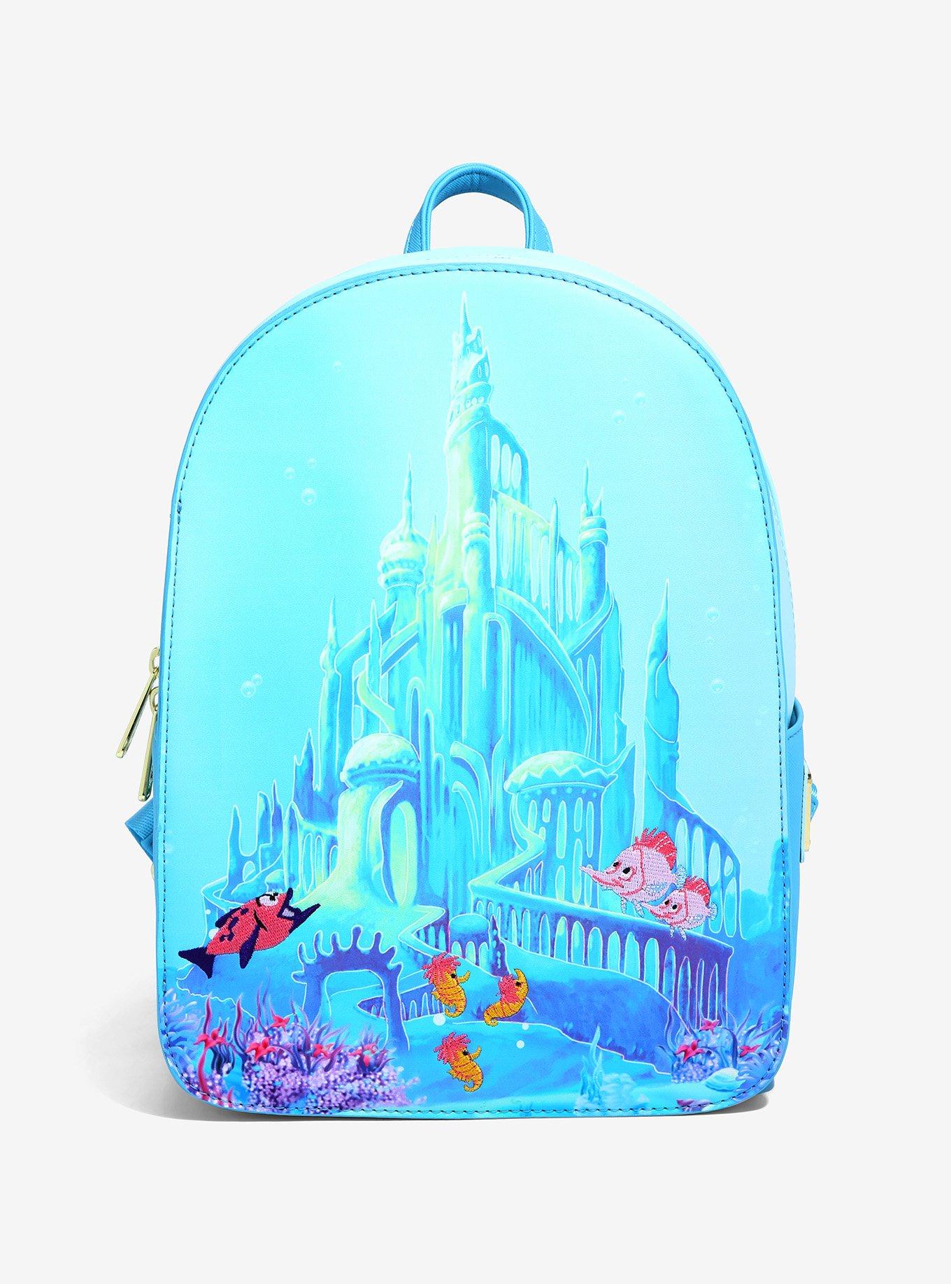 Loungefly Disney The Little Mermaid Floral Mini Backpack - BoxLunch  Exclusive