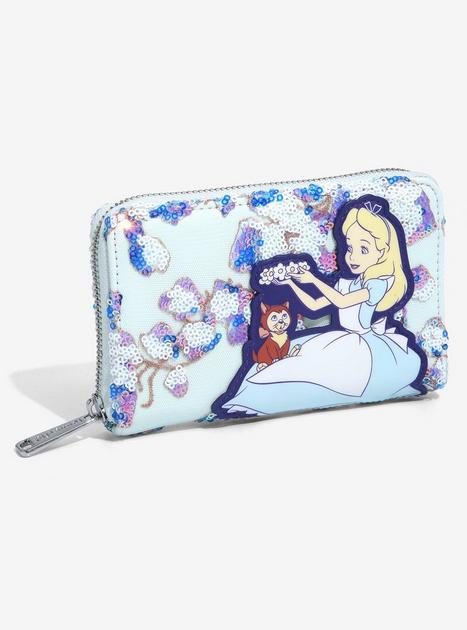 Loungefly Alice in Wonderland Debossed Floral Purse & outlets Wallet Set