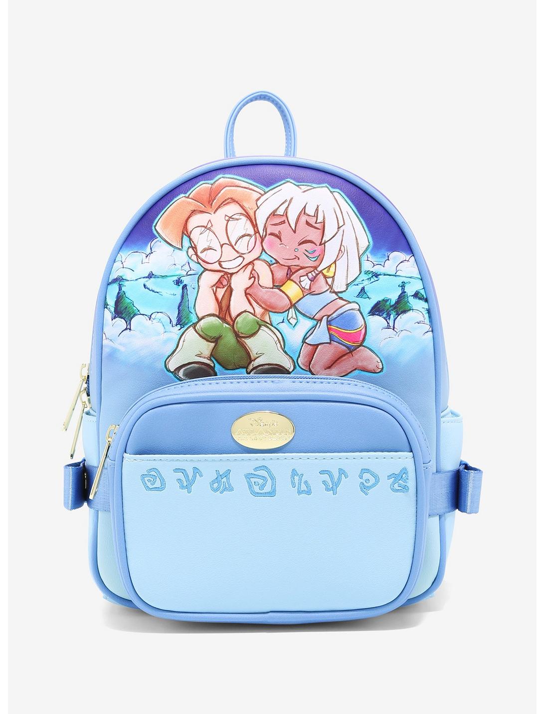 Disney Atlantis Chibi Milo & Kida 2-in-1 Mini Backpack & Fanny Pack - BoxLunch Exclusive, , hi-res