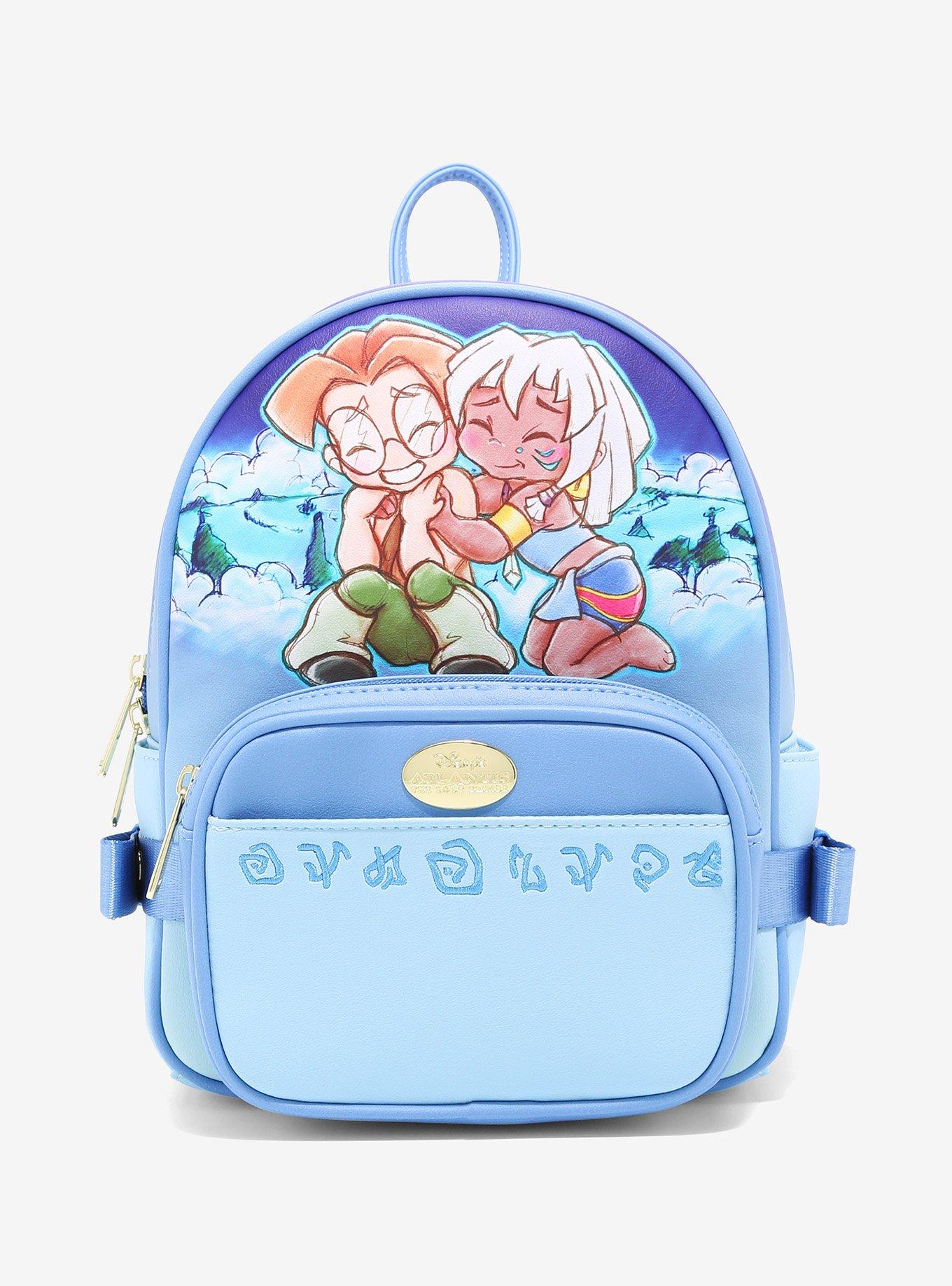 Disney Atlantis Chibi Milo u0026 Kida 2-in-1 Mini Backpack u0026 Fanny Pack -  BoxLunch Exclusive | BoxLunch