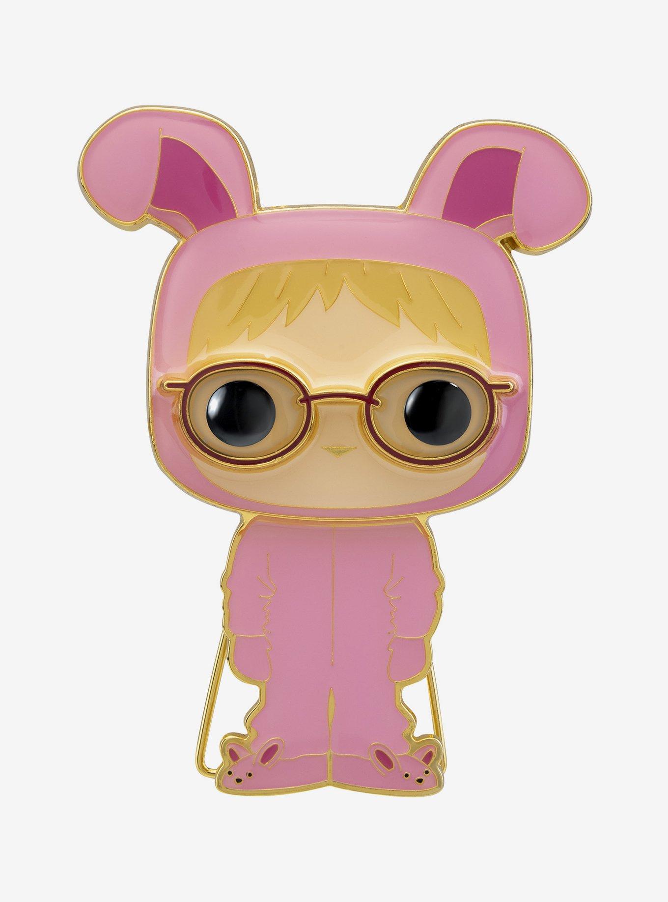 Funko Pop A Christmas Story Bunny Suit Ralphie Large Enamel Pin BoxLunch