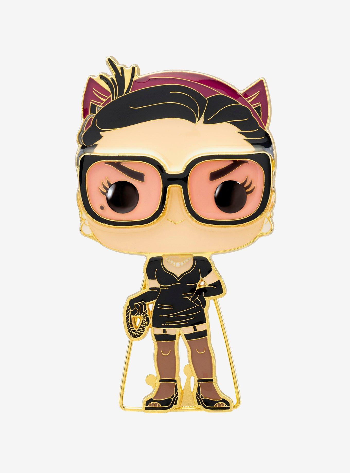 Funko Pop! DC Comics Bombshells Catwoman Large Enamel Pin, , hi-res