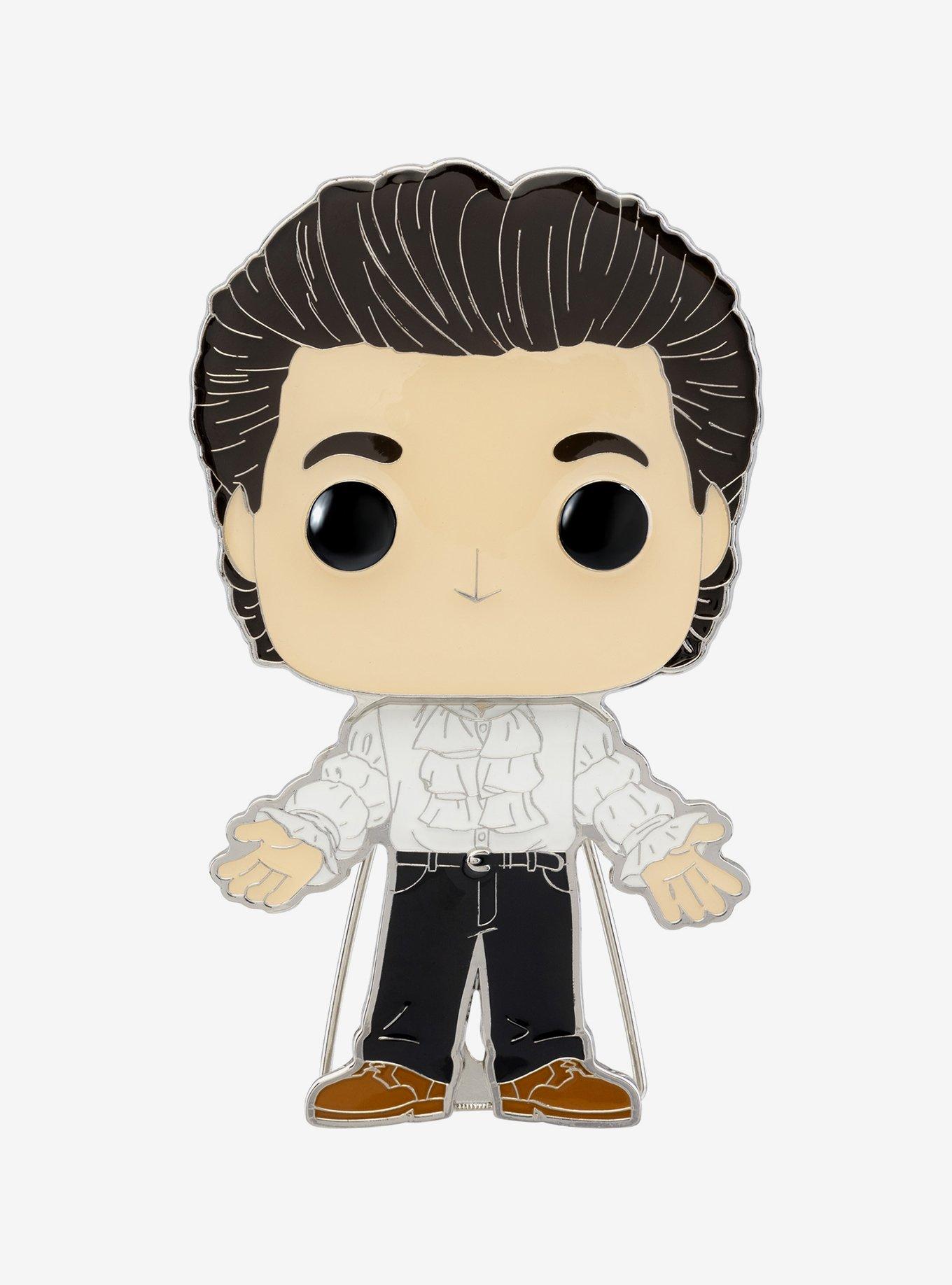 Funko Pop! Pin Television Seinfeld Jerry (Puffy Shirt) Large Enamel Pin, , hi-res