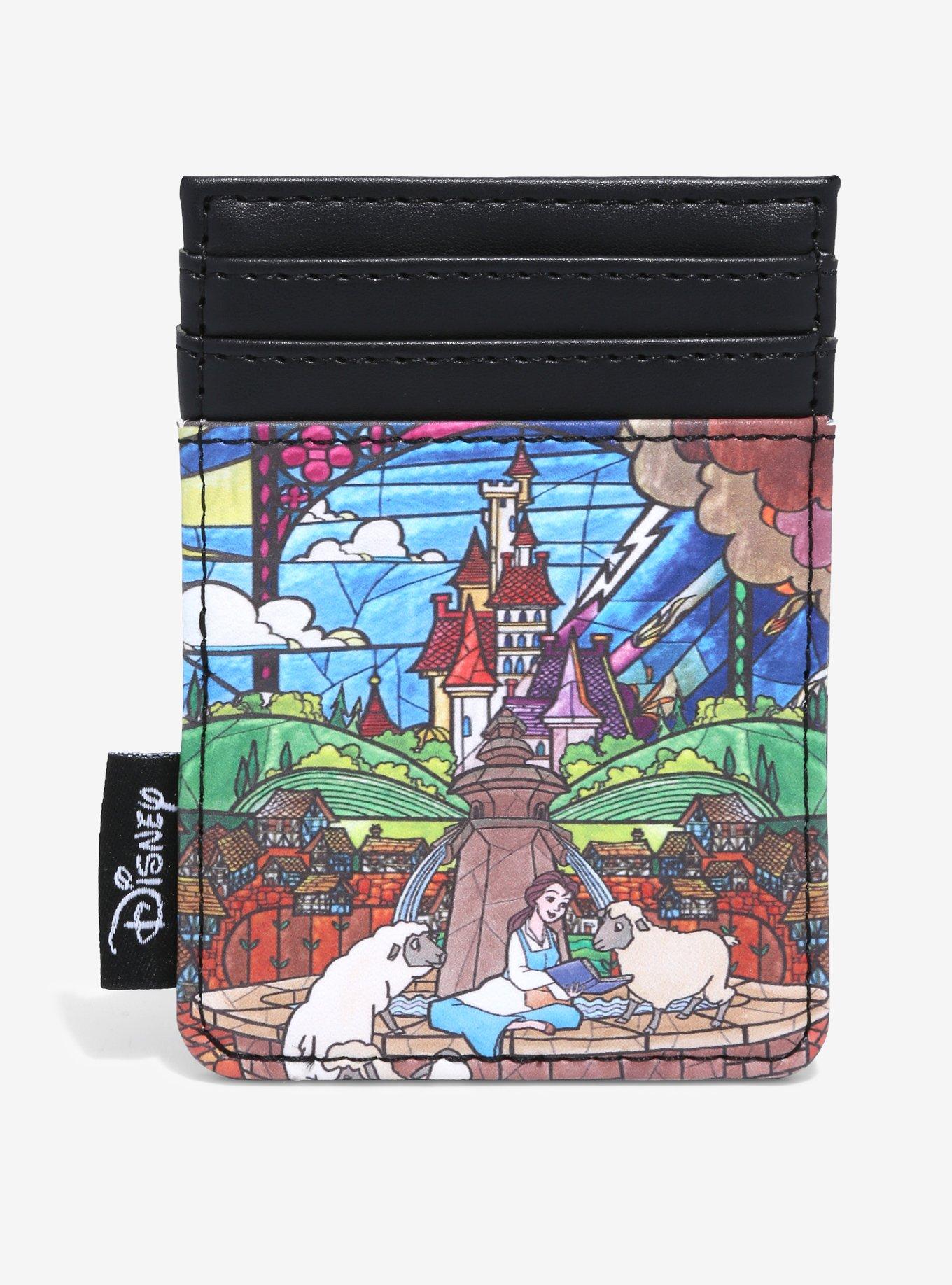 Loungefly Disney Sleeping Beauty Stained Glass Castle Zip Around Wallet