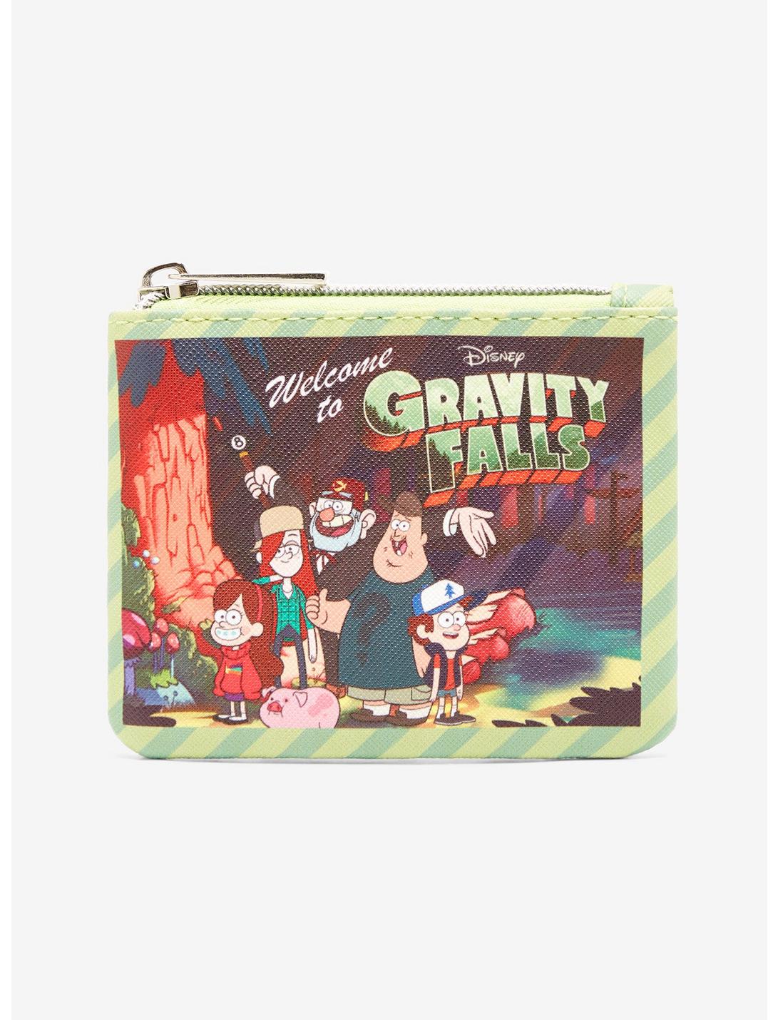 Disney Gravity Falls Postcard Coin Purse - BoxLunch Exclusive, , hi-res