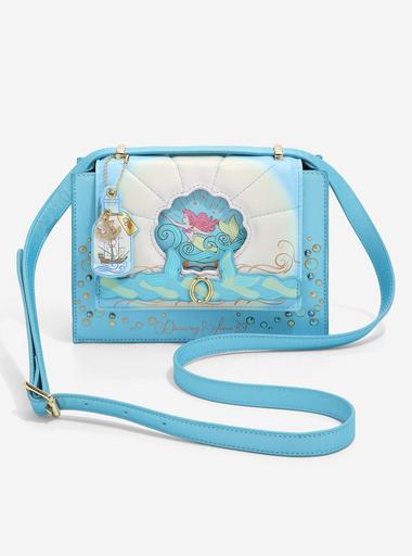 Danielle Nicole The Little Mermaid Ship in a Bottle Crossbody Bag BoxLunch Exclusive BoxLunch