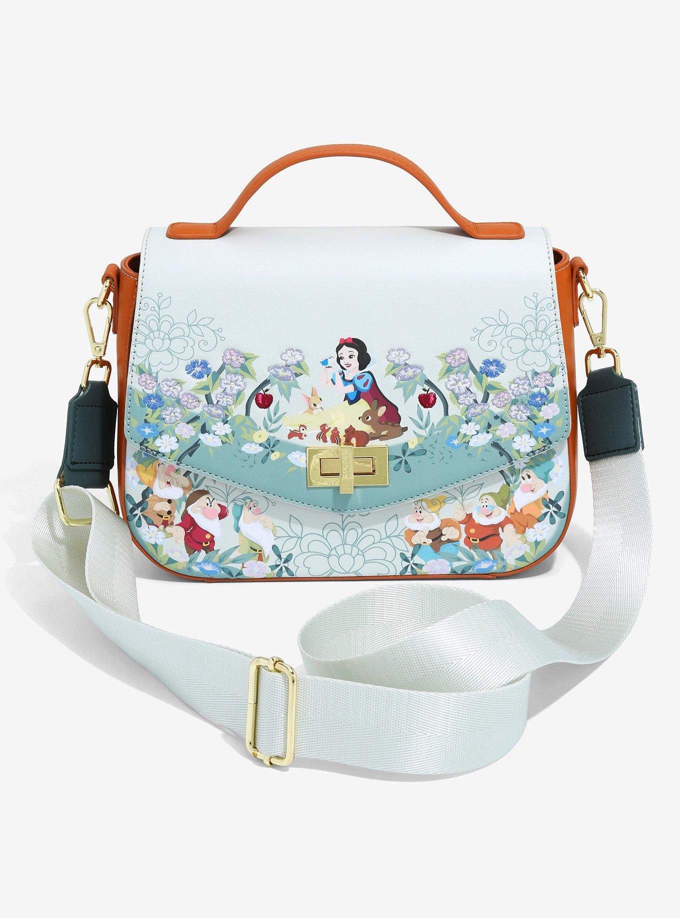 Loungefly Disney Snow White and The Seven Dwarves Folk Character Crossbody Bag