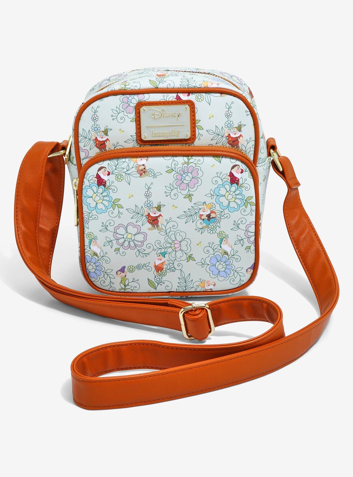 Loungefly Disney Snow White and The Seven Dwarves Folk Character Crossbody Bag - BoxLunch Exclusive