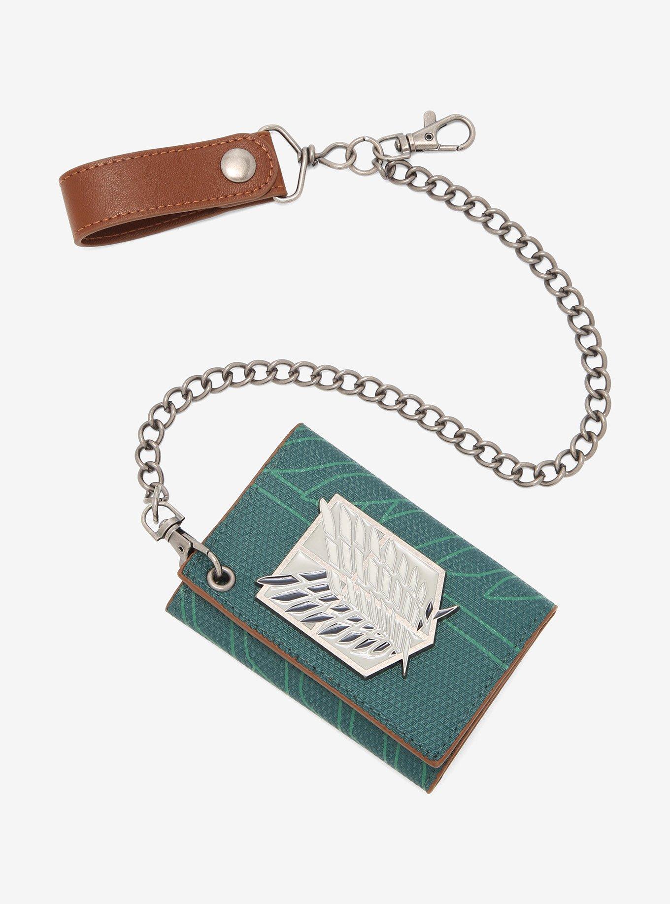 Attack On Titan Scout Regiment Trifold Chain Wallet, , hi-res