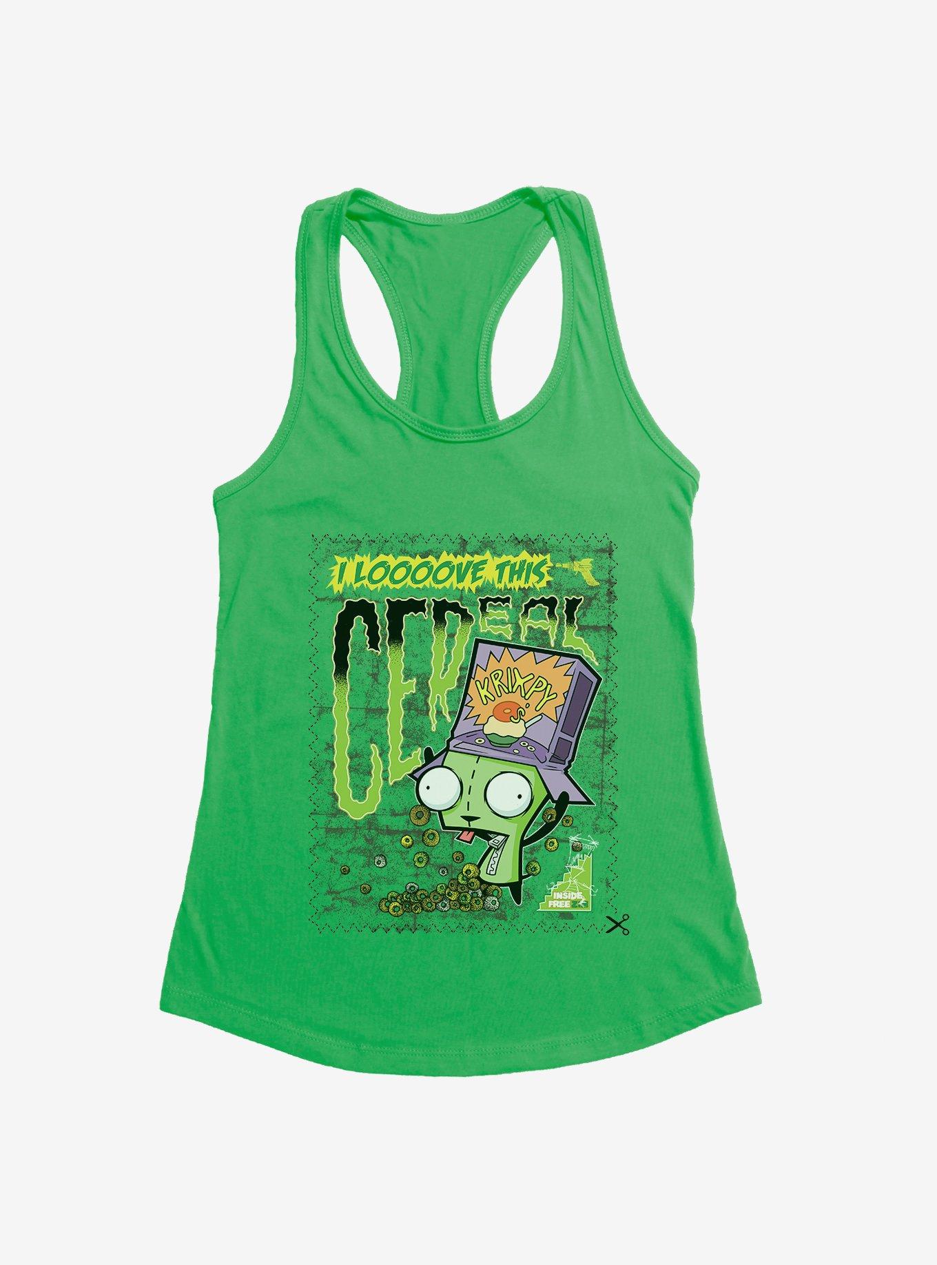 Invader Zim I Love Cereal Girls Tank, , hi-res