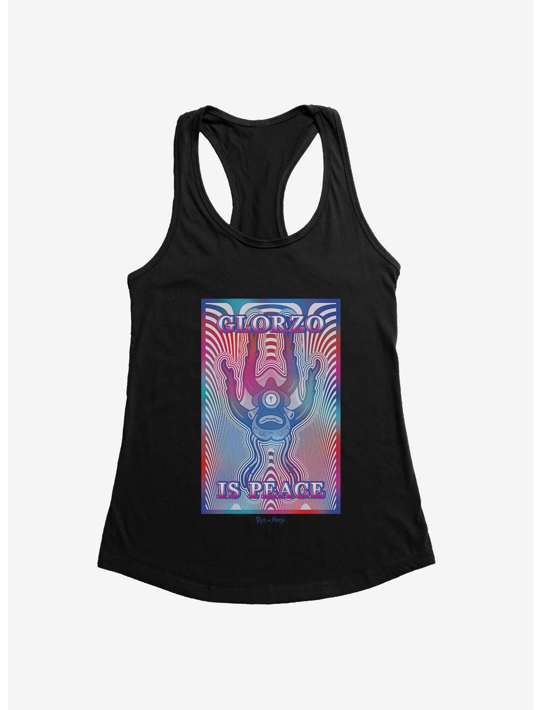Rick And Morty Glorzo Is Peace Psychedelic Womens Tank Top, , hi-res