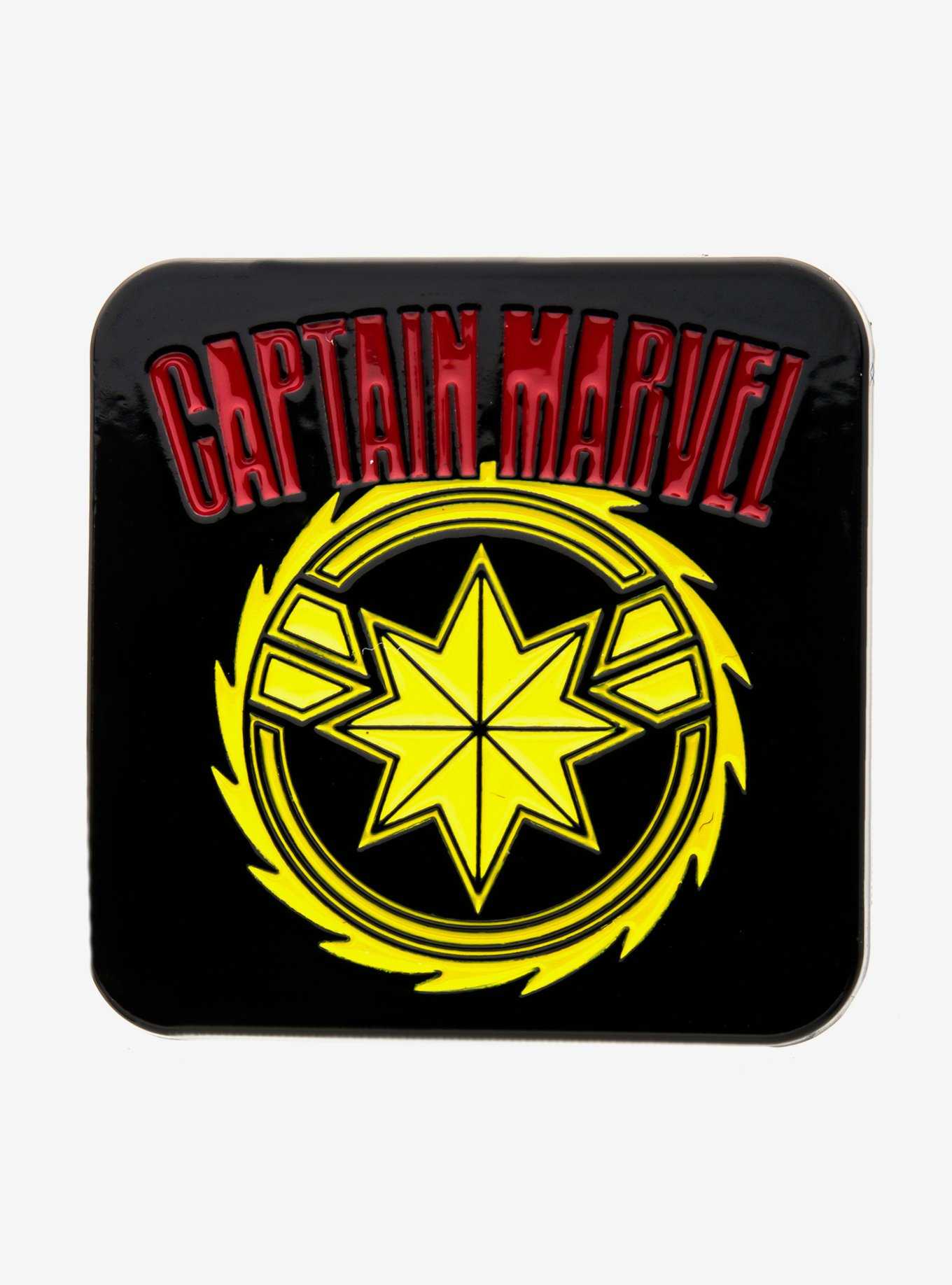 Marvel Captain Marvel Yellow Enamel Pin, , hi-res