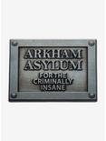 DC Comics Arkham Asylum For The Criminally Insane Antique Finish Pin, , hi-res
