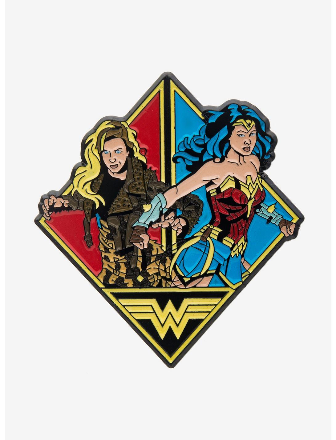 Plus Size DC Comics Wonder Woman And Cheetah Pin, , hi-res